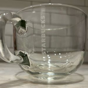 Starbucks glass coffee mug